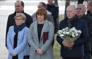 Na zdjęciu zaproszeni goście na uroczystość otwarcia nowego posterunku