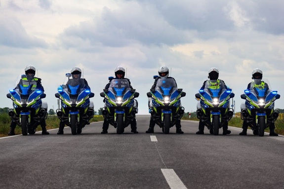 Zabezpieczenie parady motocyklowej
