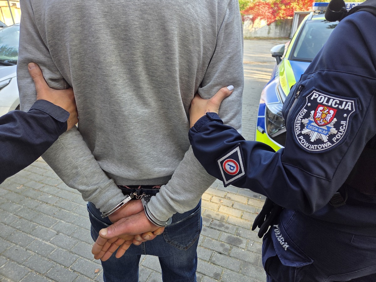 Policja w Środzie Wielkopolskiej zatrzymała 6 osób poszukiwanych